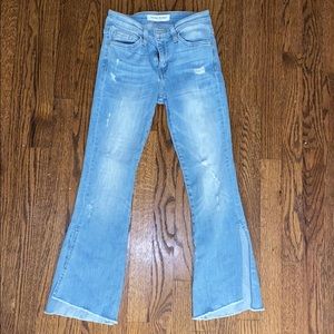 Flying Monkey Cropped Flare Jeans